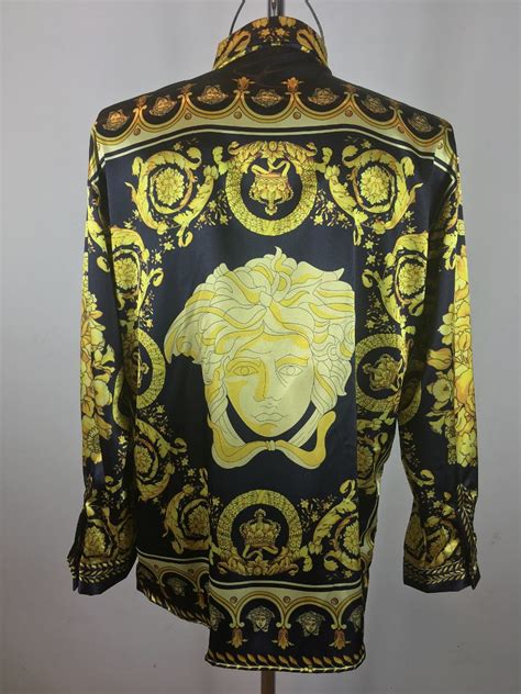 camisa versace para hombre precio|shirts that look like Versace.